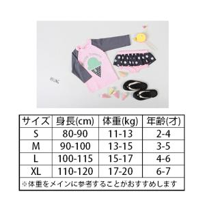 ラッシュガード 女の子 水着 ドット柄 アイス...の詳細画像5