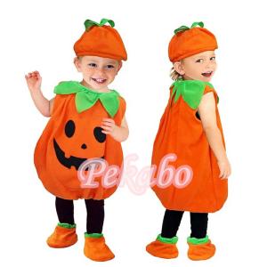 即納 ハロウィン衣装 ベビー ロンパース かぼ...の詳細画像2