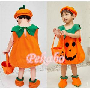 即納 ハロウィン衣装 ベビー ロンパース かぼ...の詳細画像4