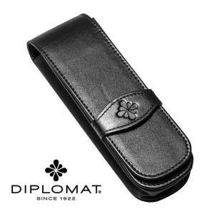 Brelio ブレイリオ　コードバン　レザーペンケース Brelio ブレイリオ ペンケース 2本差し コードバン GENUINE