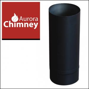 発送ストーブ　耐熱塗装 薪ストーブ用 φ152シングル煙突 黒耐熱塗装 シングル直筒800