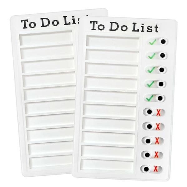 TODO リスト やること チェックリスト 持ち物チェッカー メモ帳 時間管理 マグネット付き ２個...
