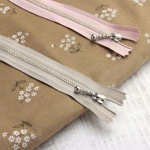 ファスナー 20cm YKK 玉付き シルバー...の詳細画像5