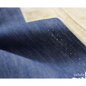 デニム 生地 薄手 シャツ ブラウス ギャザー...の詳細画像4