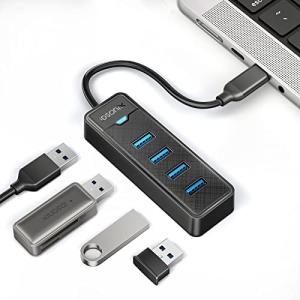 iDsonix usb c ハブ 3.0 4ポート usb hub 小型 増設 5Gbps高速転送 バスパワー コンパクト ノートPC対応 Mac OS/Windows/Android/Linux対応 ケーブル｜peme