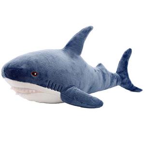 TWDRTDD サメぬいぐるみ 特大 かわいい おもちゃ おもしろ シロナガスク クジラ 可愛い 寝室 ふわふわ 動物 人形 ベッドルーム プレゼント 店飾り 母｜peme