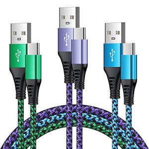 Viviber アンドロイド 充電ケーブル*3本セット(0.3M/0.5M/0.9M) USB C ケーブル 急速充電 スマホ充電ケーブル Cタイプ USB充電ケーブル Android デー｜peme