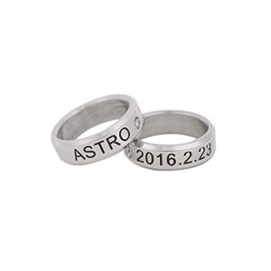 ASTRO アストロ 指輪 リング ネックレス黒紐付き アクセサリー｜peme