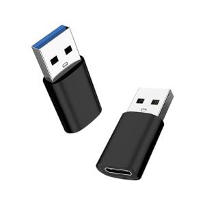 SZSL For USB Type-C 変換アダプタ【 2023新登場2個セット- 合金製 】 USB Type C（メス）to USB 3.0（オス）変換コネクタ 小型 急速充電と高速デー｜peme