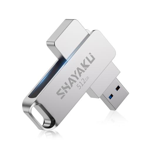 【強化版・2023年末に新登場】 SHAYAKU USB メモリ 512gb 大容量 外付け 小型 ...
