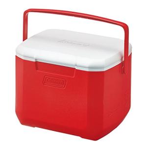 コールマン(Coleman) クーラーボックス エクスカーションクーラー 16QT 容量約15L レッド/ホワイト 2000027860｜peme