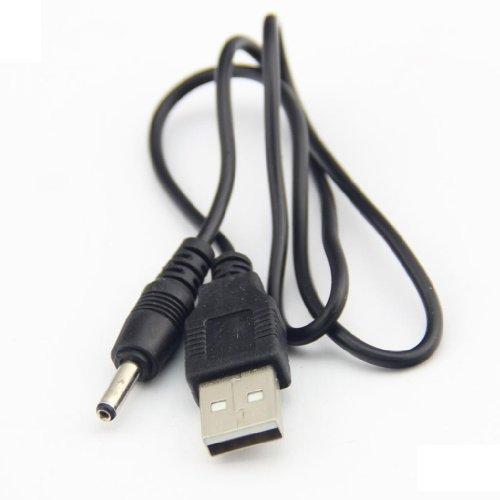 USB-3.5ミリメートル 電源充電 ケーブル アダプタ DC 5V コネクタ ジャック 新 電源充...