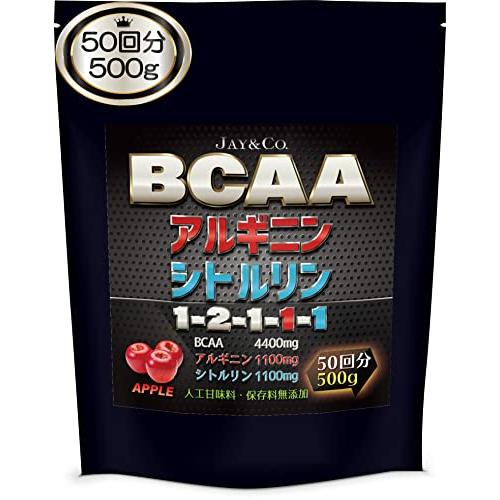 JAY&amp;CO. 無添加人工甘味料 BCAA + アルギニン &amp; シトルリン 国内製造 (アップル, ...