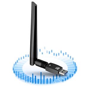 KIMWOOD 2022 wifi usb 1300Mbps USB3.0 無線lan 子機 2.4G/5G デュアルバンド 5dBi超高速通信 wifi 子機 360°回転アンテナ Windows11/10/8/7/ XP/V｜peme