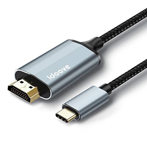 idoove USB CからHDMI変換アダプター Type C HDMI変換ケーブル 4K/30H...