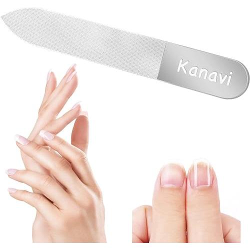 【2024年改良版】Kanavi 爪やすり 爪磨き ガラス製 ピカピカ 最新ナノ技術が生んだ全く新し...