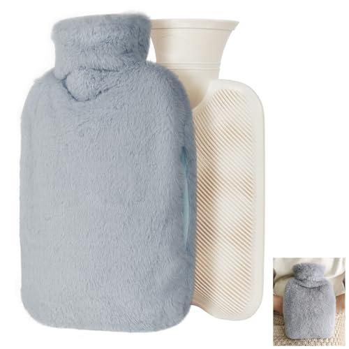LYTDMSKY 湯たんぽ 注水式 暖かい かわいい 漏斗付き 冷蔵庫で冷やす 水枕として使用可能 ...