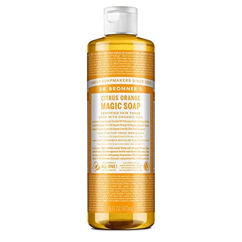 Dr.Bronner&apos;s(ドクターブロナー) マジックソープ CI(シトラスオレンジ) 473ml ...