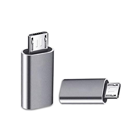 2枚 Type C to Micro USB 変換アダプタ 急速充電、データー転送 Type C t...