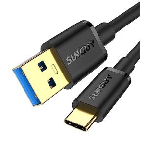 SUNGUY USB Type C ケーブル 0.5M USB-A to USB-C 10Gbps高速データ転送 USB3.1 Gen2 ケーブル 18W急速充電 Android Auto対応 タイプc 充電ケーブル｜peme
