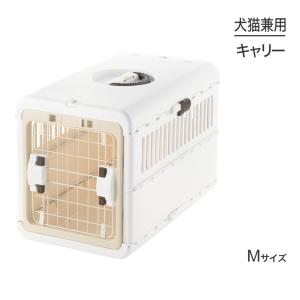 リッチェル キャンピングキャリー 折りたたみ M アイボリー ( 1コ入