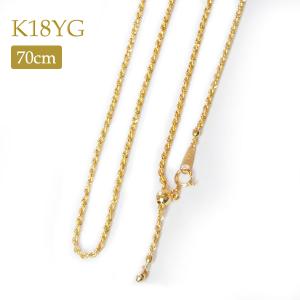 オメガネックレス k18 YG/WG イエローゴールドメイン 約3.0mm幅 約45cm
