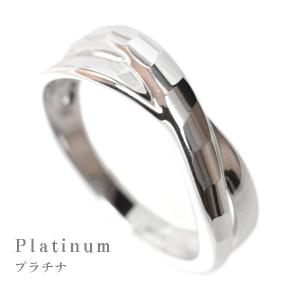 プラチナ 指輪 プラチナリング Pt900 キラキラ 多面 カットリング