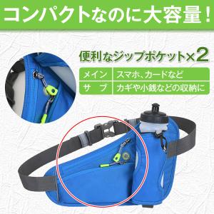 ランニングポーチ ウエストポーチ スマホホルダ...の詳細画像2