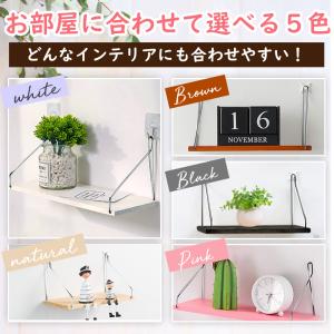 ウォールシェルフ 壁掛け棚 ウォールラック 穴...の詳細画像5