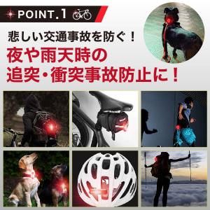 自転車 テールライト テールランプ ロードバイ...の詳細画像2