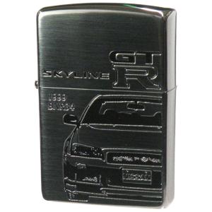 ZIPPO スカイライン GT-R 【BNR34】BK　特典つき