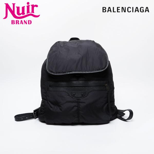 バレンシアガ BALENCIAGA リュック・デイパック ナイロン トラベラー 中綿 パデット ブラ...
