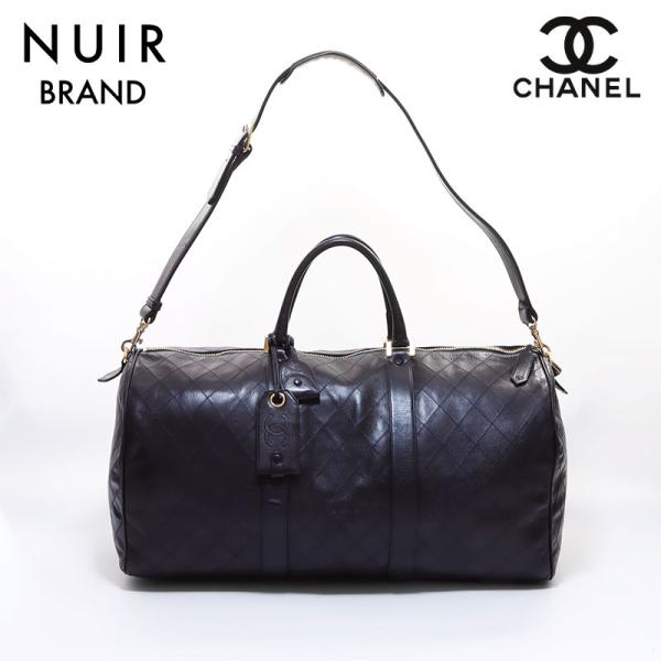 シャネル CHANEL ボストンバッグ 1番台 2way ブラック