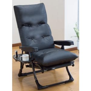 NEWくつろぎのリクライニングアームチェアEXII グリーン EX2 サイド