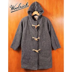 USA製 WOOLRICH ウールリッチ ダッフルコート グレー レディースM｜penguintripper2