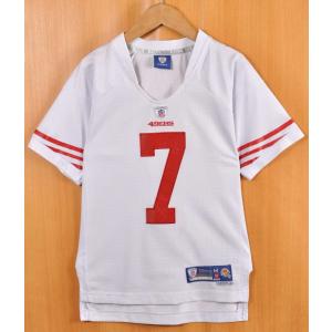 NFL APPAREL サンフランシスコ・49ers フットボールシャツ ユニフォーム レディースM相当｜penguintripper2