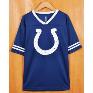 NFL TEAM APPAREL インディアナポリス・コルツ フットボールTシャツ 半袖 ブルー レディースXL相当(21850｜penguintripper2