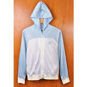 adidas（アディダス） フルジップ 半袖 ジャージ トレフォイルロゴ刺繍