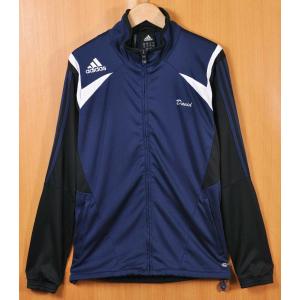 adidas（アディダス） チーム別注刺繍入り ジャージ ネイビー×ホワイト