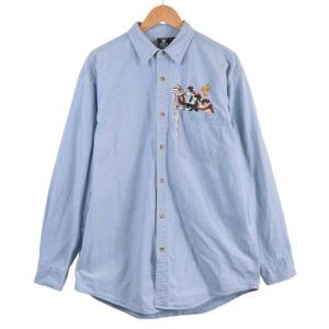 COMME des GARCONS SHIRT 長袖コットンシャツ　フランス製 コムデギャルソン COMME des GARCONS SHIRT プリントシャツ 長袖