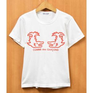 2000年代 日本製 コム・デ・ギャルソン コム・デ・ギャルソン コムコム 半袖Tシャツ ホワイト コットン レディースS(35915｜penguintripper