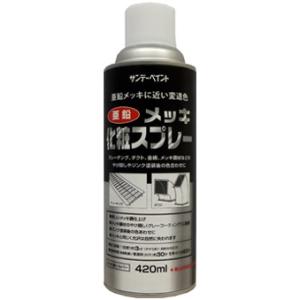 亜鉛メッキ化粧スプレー （メッキ調シルバー） 420ml×12本入/箱