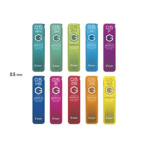平成　レトロ　シャーペンシル　替え芯　32点セット パイロット シャープ替芯 カラーイーノ 0.7mm ピンク HRF7C-20-P 替芯