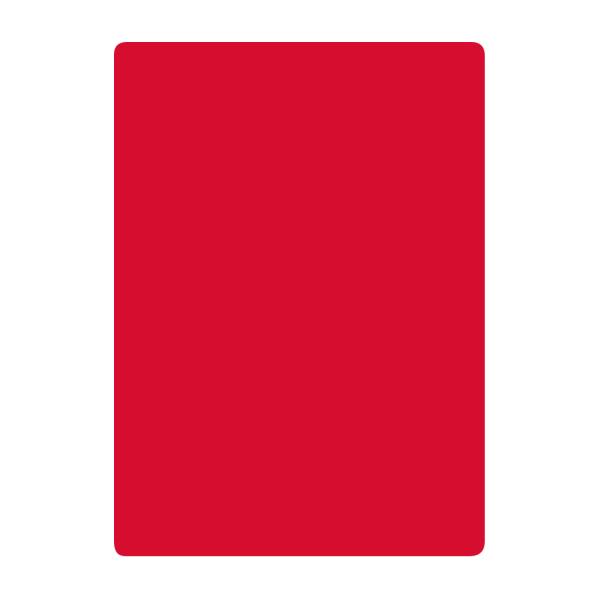 色透明下敷【B5判 レッド】NO.8712-R＜共栄プラスチック＞