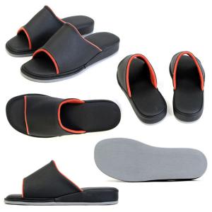 レディース スリッパ ルームシューズ ヒール3...の詳細画像2