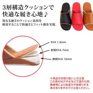 レディース スリッパ ルームシューズ ヒール3...の詳細画像4