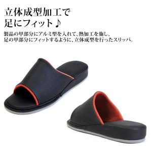 レディース スリッパ ルームシューズ ヒール3...の詳細画像5