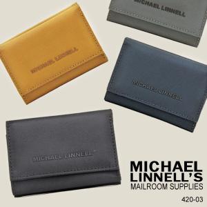 メンズ レディース 財布 三つ折り財布 小銭入れあり MLWA-420-03 マイケルリンネル｜pennepenne