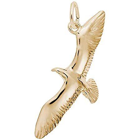 Rembrandt Charms Seagull Charm, 10K Yellow Gold