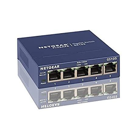 Netgear GS105NA 5-Port Gigabit Ethernet Switch 10/...